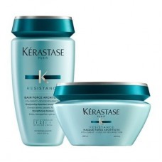 Kerastase Kit Resistance Shampoo 250ml + Máscara de Hidratação 200g